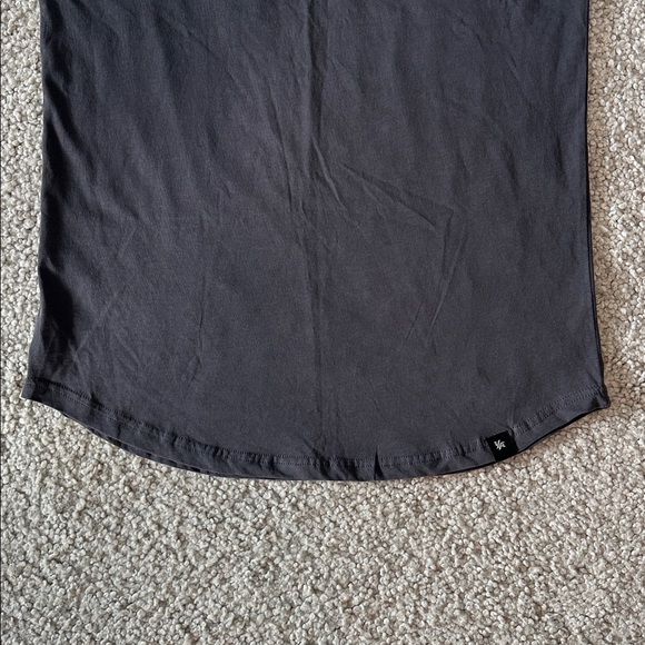 Men's YoungLA, PerfectTeeScallop Bottom XL New DarkGrey - Picture 5 of 5